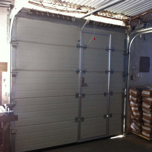 High Quality Pass Through Garage Doors with Small Pass Door