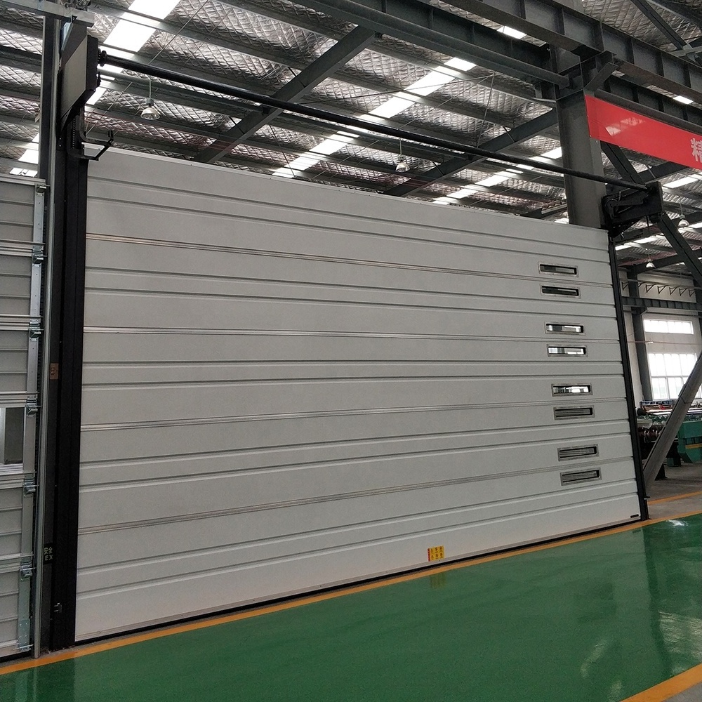 Industrial metal steel vertical automatic stacking door