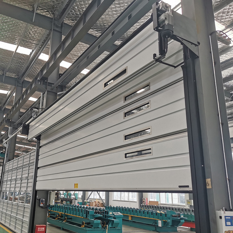 Electric Insulated Industrial Folding Shutter Stacking Door for Factory and Workshop