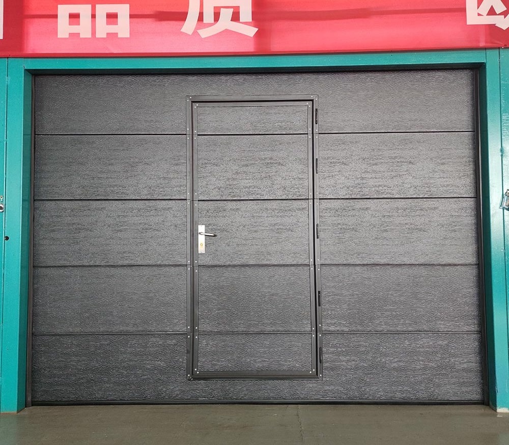 High Quality Pass Through Garage Doors with Small Pass Door