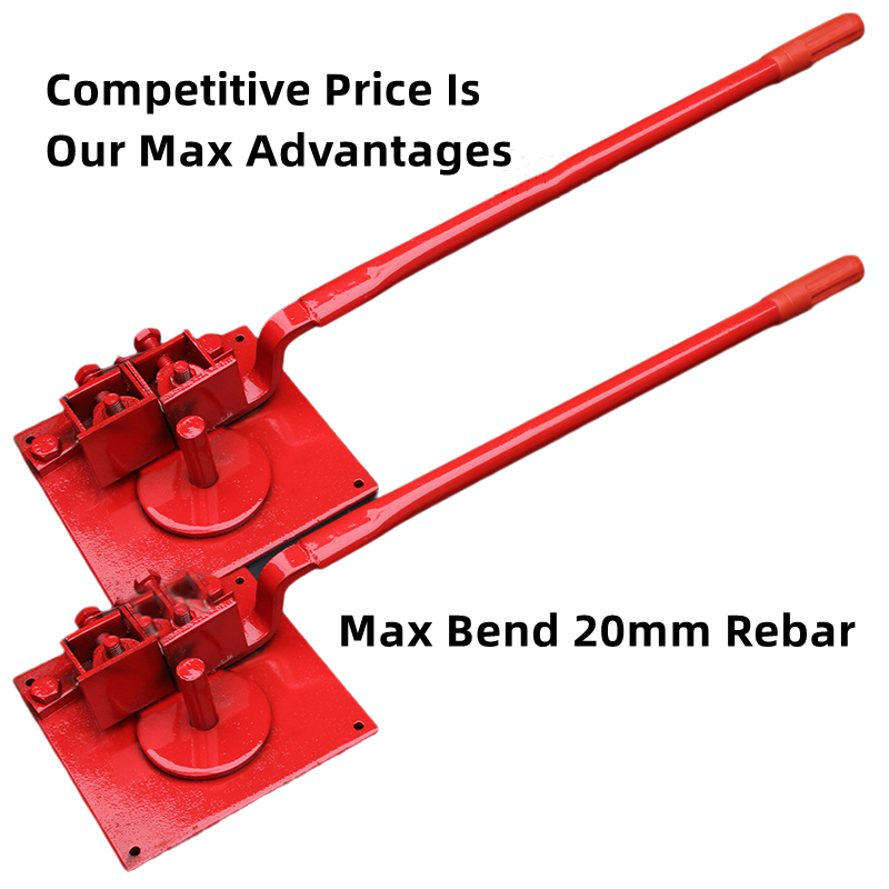 16mm Bar Bender Gute 20 Mm Rod Metal Manual Steel Bar Bending Portable Handheld Rebar Bender Stirrup Bar Rebar Bending Machine