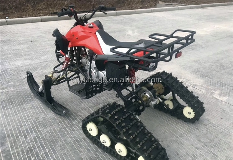 Cheap Hot sale 4 wheeler ATV snowmobile vehicle 110cc 200cc Mini buggy scooter snow motorcycle Quad Bike for Kids Adult