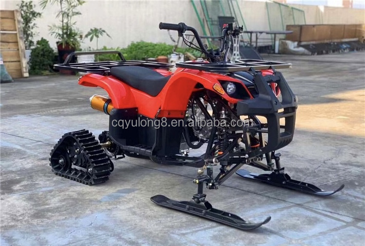 Wholesale factory price hot selling 110cc four wheel ATV 4X4 snowmobile