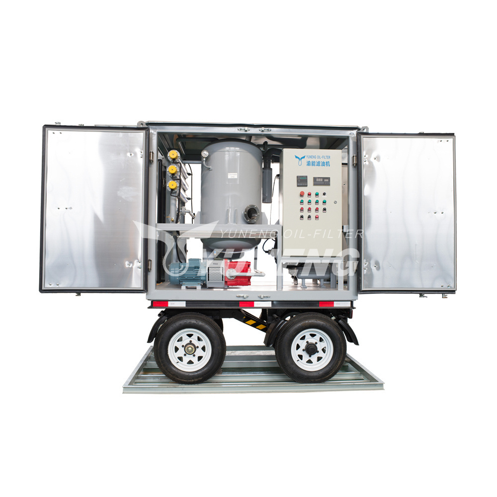 Mobile Trailer Mounted Vacuum Transformer Oil Purifier/Insulation Oil Filtration /Dielectric Oil Purification System