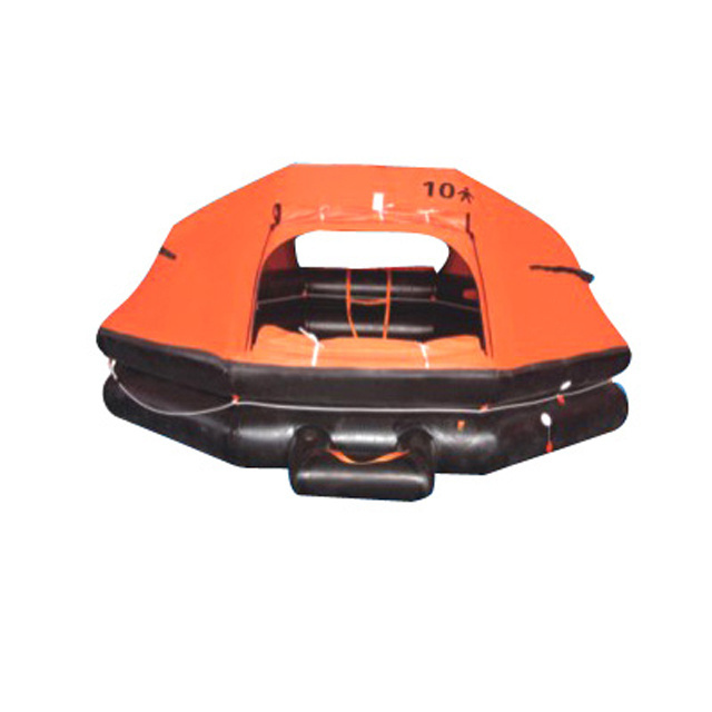 solas approved two sides workable open reversible inflatable life raft