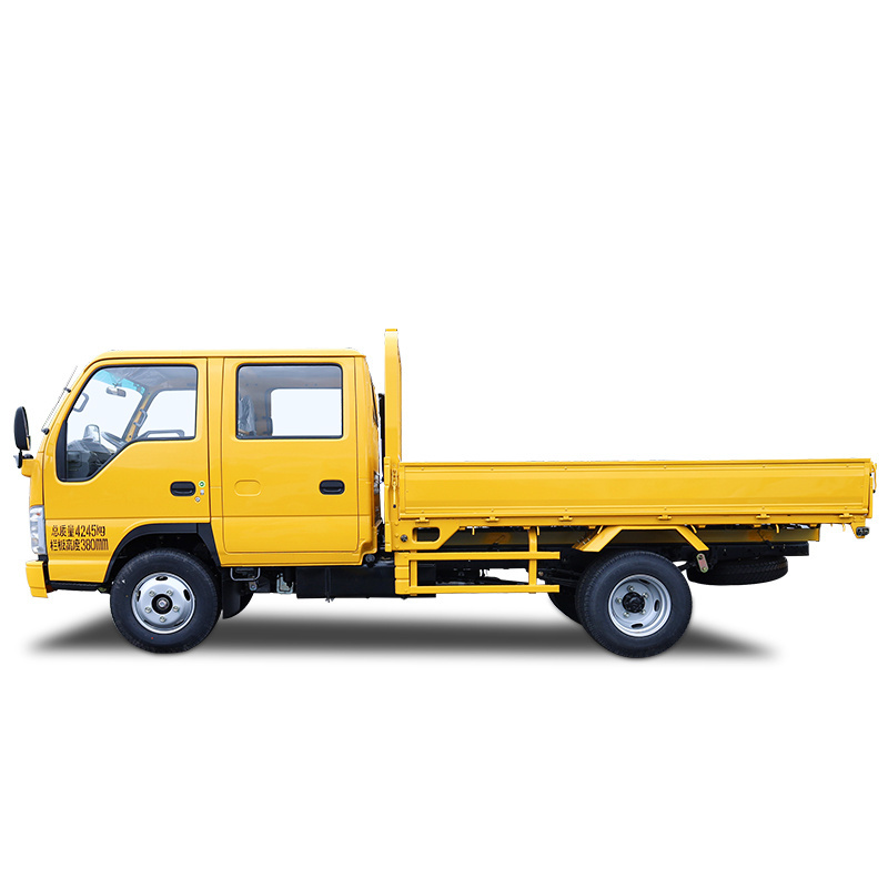 2020 ISUZU ELF camion diesel 2 ton cargo truck double cabins commercial 4KH1 engine 120 hp trucks for sale