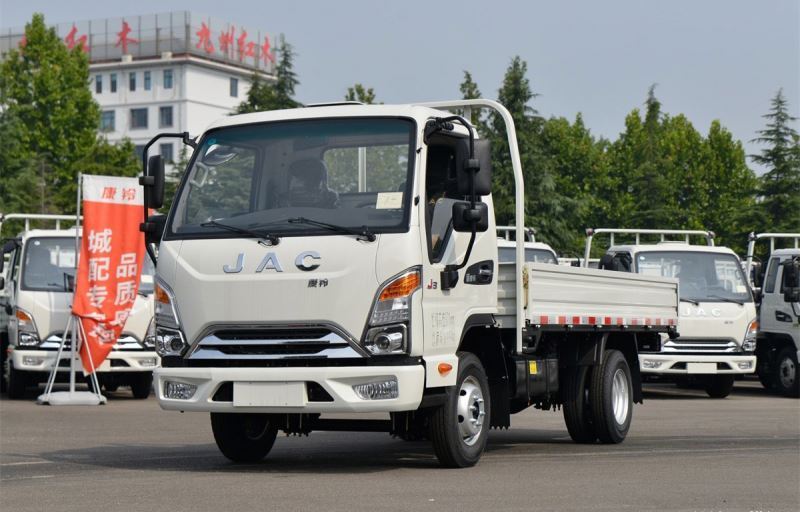 Low Price Factory Used JAC Cargo Truck With Refrigerator Lorry Truck 130HP 4X2  Truck for Sale