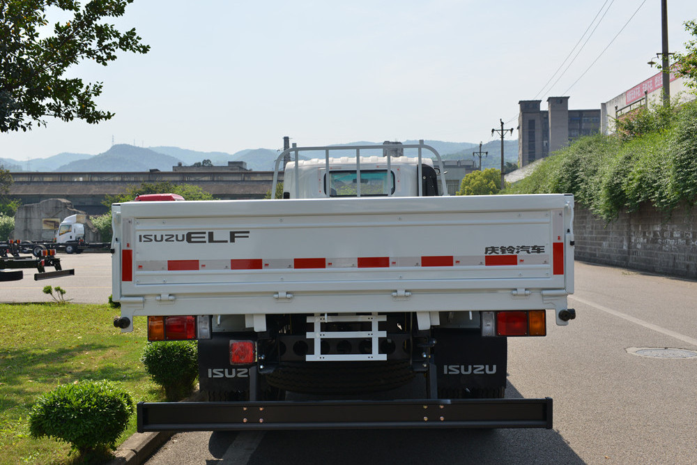 Hoe sale Isuzu elf 16ft dropside cargo truck in philippines manual transmission LHD van trucks for sale inital payment