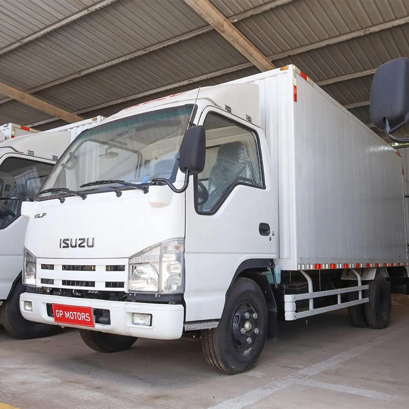 China ISUZU LIGHT TRUCK NKR 55 elf 98hp 4X2 Single cabin van truck for sale