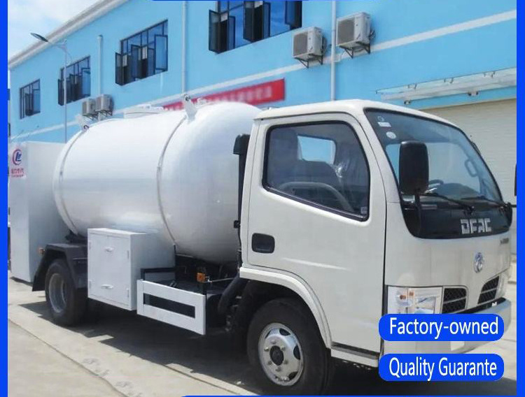 Best Price Dongfeng 6 Wheel 5000 Liters Lpg Tanker Truck 4x2 LPG Gas Tanker Truck for sale