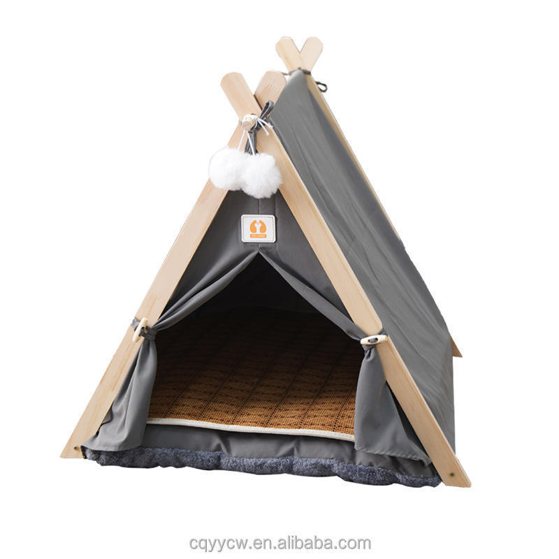 Attractive design portable pop up crate dog or show pet teepee cat foldable tent