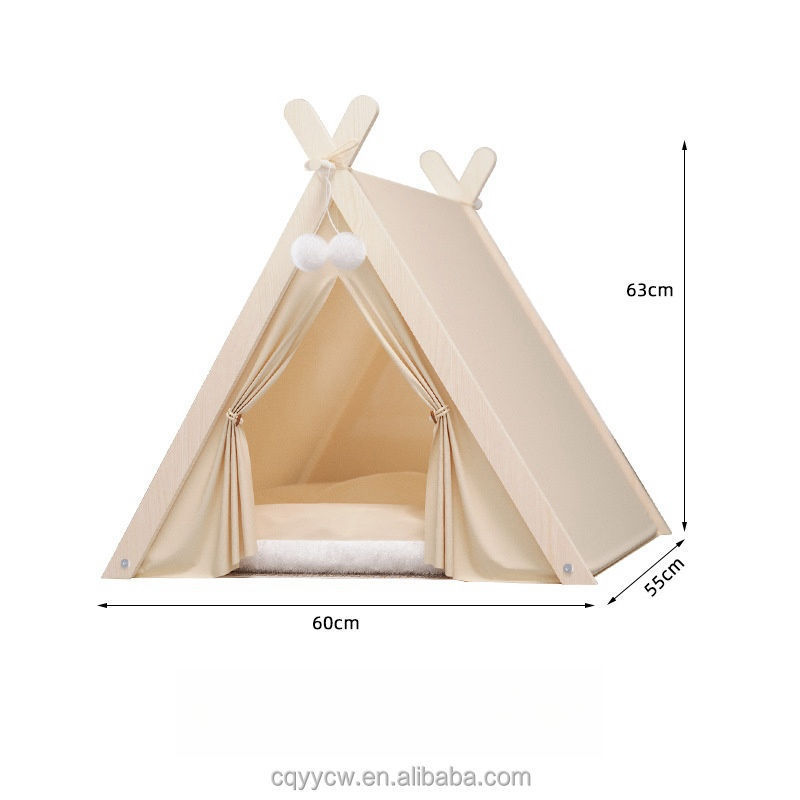 Attractive design portable pop up crate dog or show pet teepee cat foldable tent