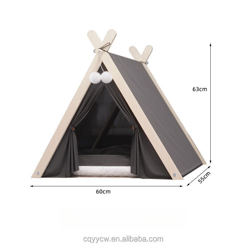 Attractive design portable pop up crate dog or show pet teepee cat foldable tent