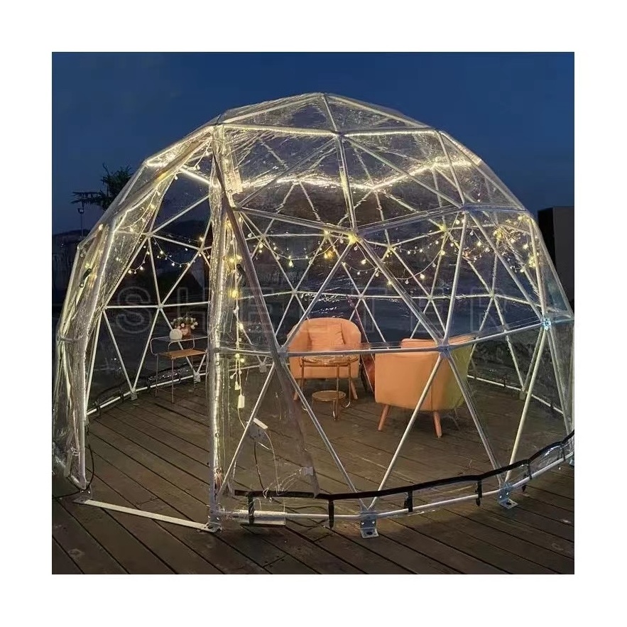 Bubble Tent Outdoor Garden Dome Igloo 12 FT, Weather Proof Pod Camping Patio Tent for Backyard Canopy Gazebos Screen House Room