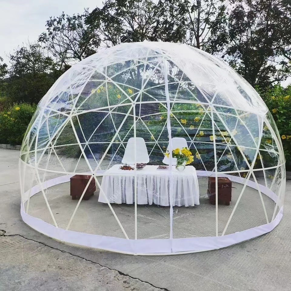 Bubble Tent Outdoor Garden Dome Igloo 12 FT, Weather Proof Pod Camping Patio Tent for Backyard Canopy Gazebos Screen House Room