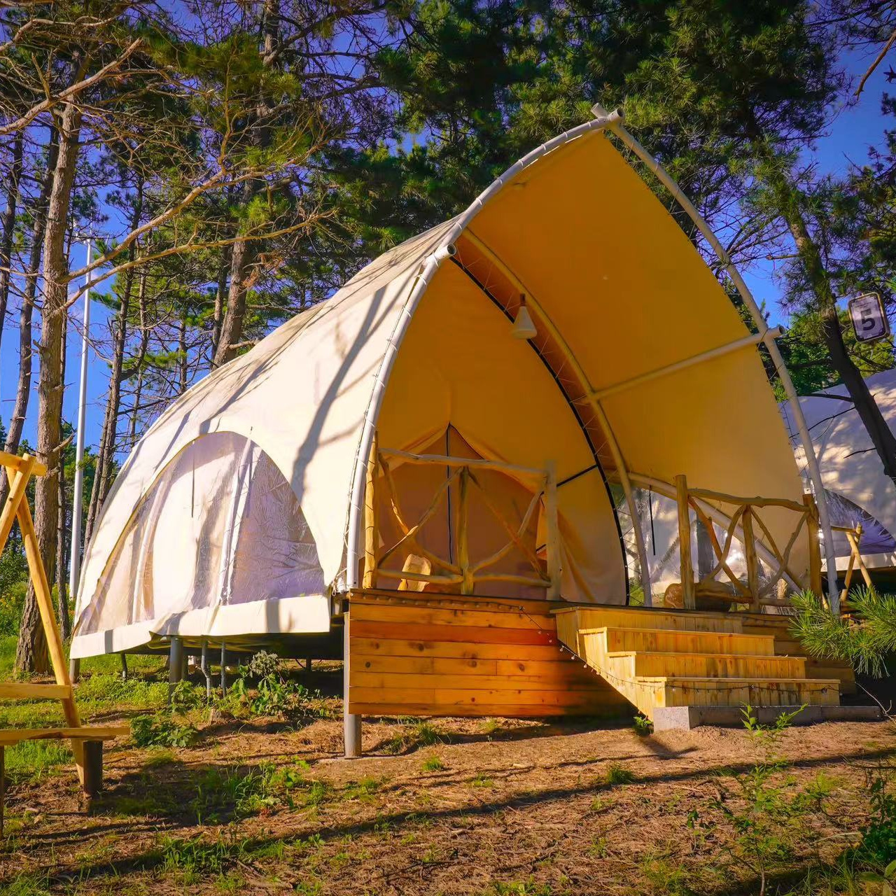 Luxurious Sailboat-Shaped Tent The Ultimate Choice for Stylish and Lavish Hotel Camping Ultimate Hotel Camping Experience