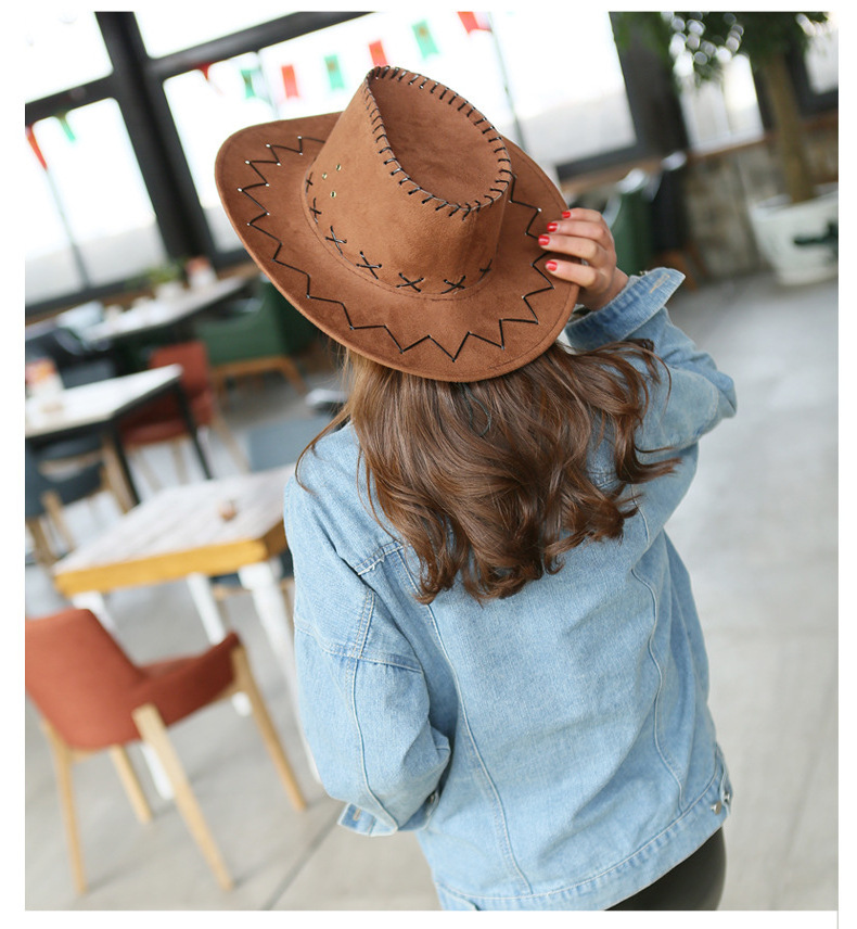 Wholesale Bulk Light Pink Dad And Kids Felt Denim Cap Custom Mexican Leather Western Cowboy Party Hats