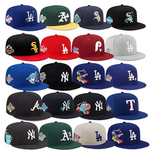 Custom gorras top quality new cap era gorras para hombre originales snapback cap flat brim american fitted hats for tea