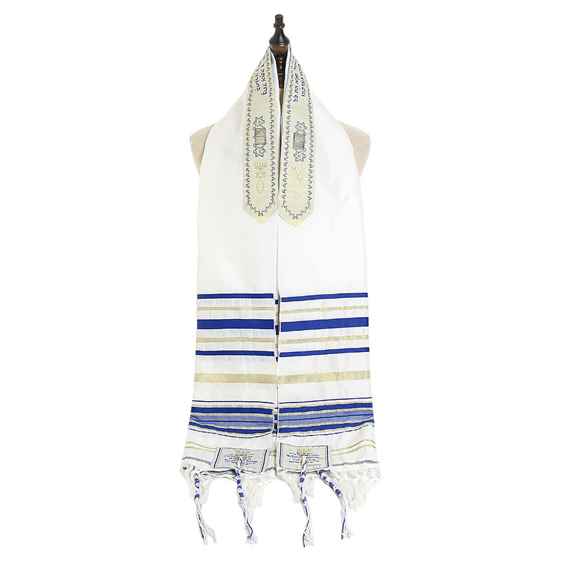 Arabic Man Scarf Polyester Big Hijab Prayer Shawl From Israel Christian Tallit Jewish Prayer Shawl Muslim Tallit Prayer Shawl