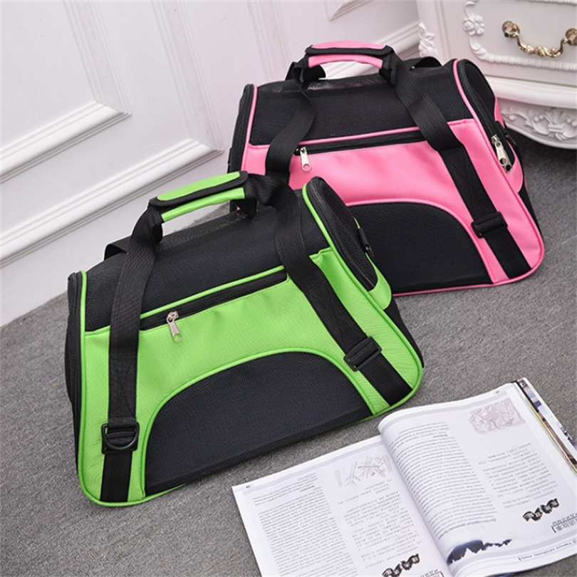 Pet Bag New Dog Cat Outgoing Carrier  Plus Large Portable Breathable Soft Sided Collapsible Outer Cage Dog Bag