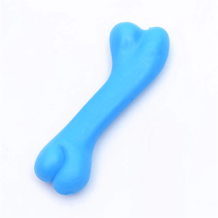 FREE SAMPLE Hot Sale Random Color Delivery Dog-Specific Durable Fashion Rubber Pet Toy Chicken Bone Dog Toys