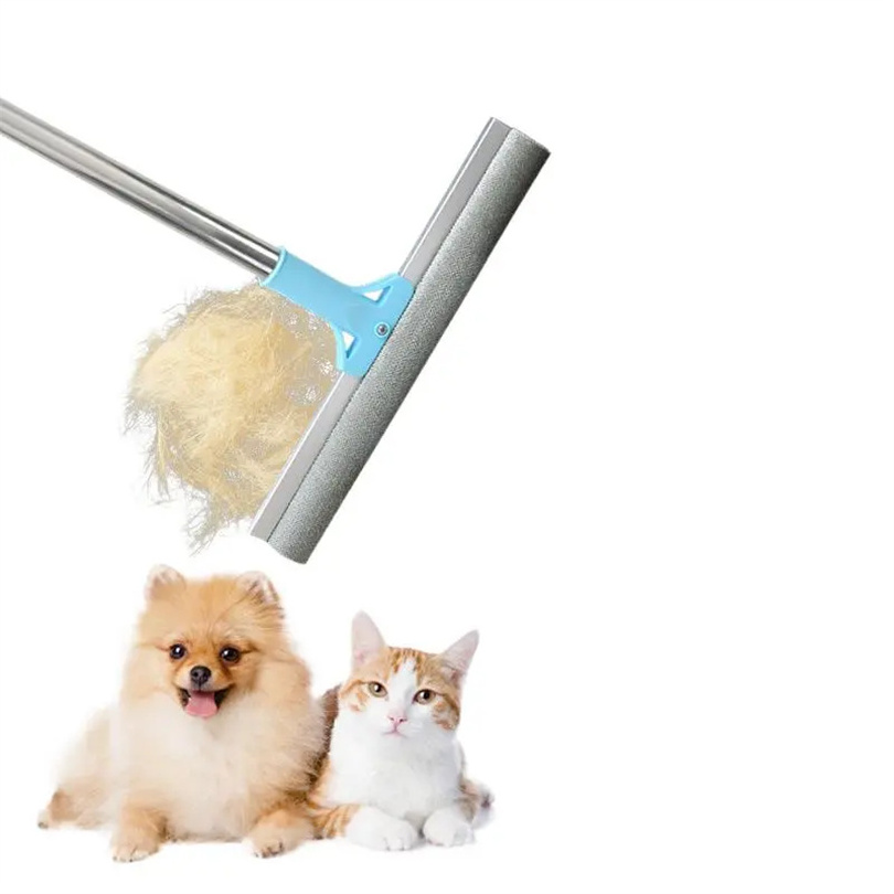 Pet hair scraper Adjustable Large mop Scratching brush Double sided multifunctional Carpet metal hair removal brush