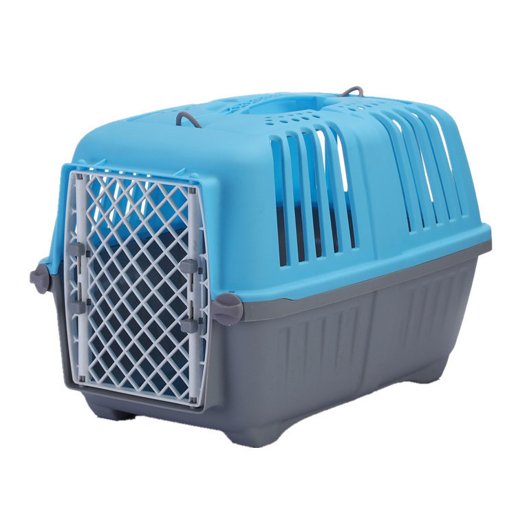 SAMPLE Hot FBA Hard Sided Easy Assembly Ventilation Two Way Open Door Outdoor Plastic Kennels Fashion Travel Pet Carrier