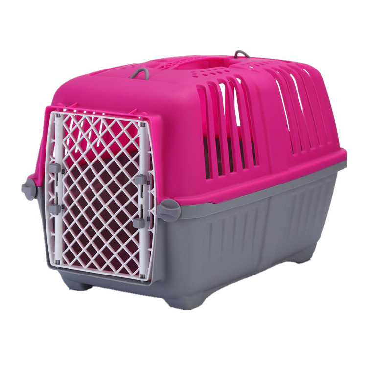 SAMPLE Hot FBA Hard Sided Easy Assembly Ventilation Two Way Open Door Outdoor Plastic Kennels Fashion Travel Pet Carrier