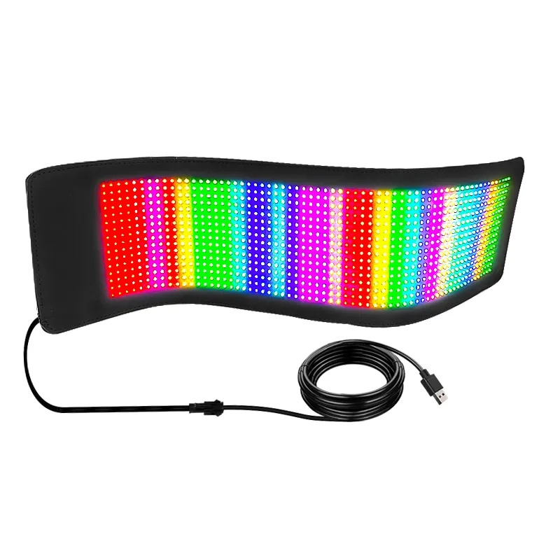 New App Control Flexible Led Sign Board Programmable Messages Scrolling Led Sign Display For Cars Digital Display Led Matri