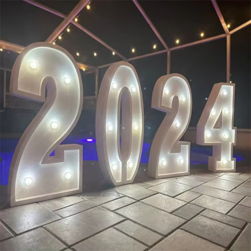 wholesale RGB Led 3ft/4ft/5ft Marquee Number Custom Giant Large Love Light Up Marquee Letters 4ft Wedding decoration