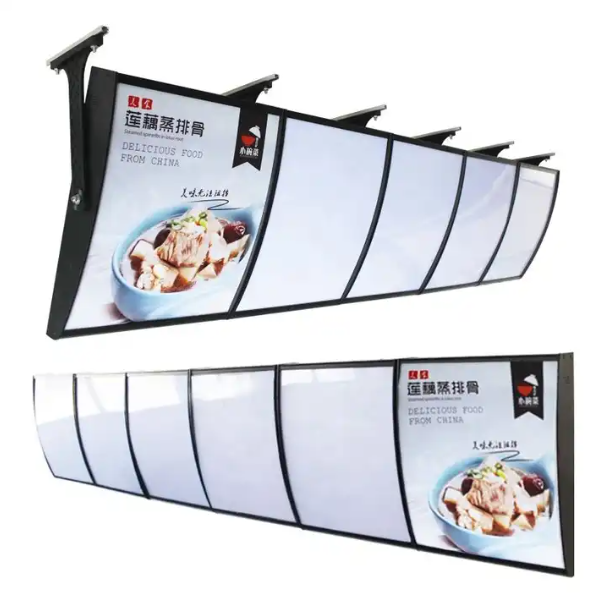 KFC Fast Food Cafe Menu Board Display Illuminated Led Menu Backlit Advertising Order Food Advertising Light Box