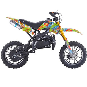 2024 New 49cc 2 Stroke Dirtbike Sport Motorcycles Power Bike Off Roadpopular Cheap Chinese Two Wheeler Mini Dirt Bike for kids