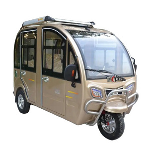 Wholesale Eec Approval Electric Tricycle China Three Wheel 60v Motorcycle 3 Wheel Motorcycle Solar Closed  Door Cargo For Adult