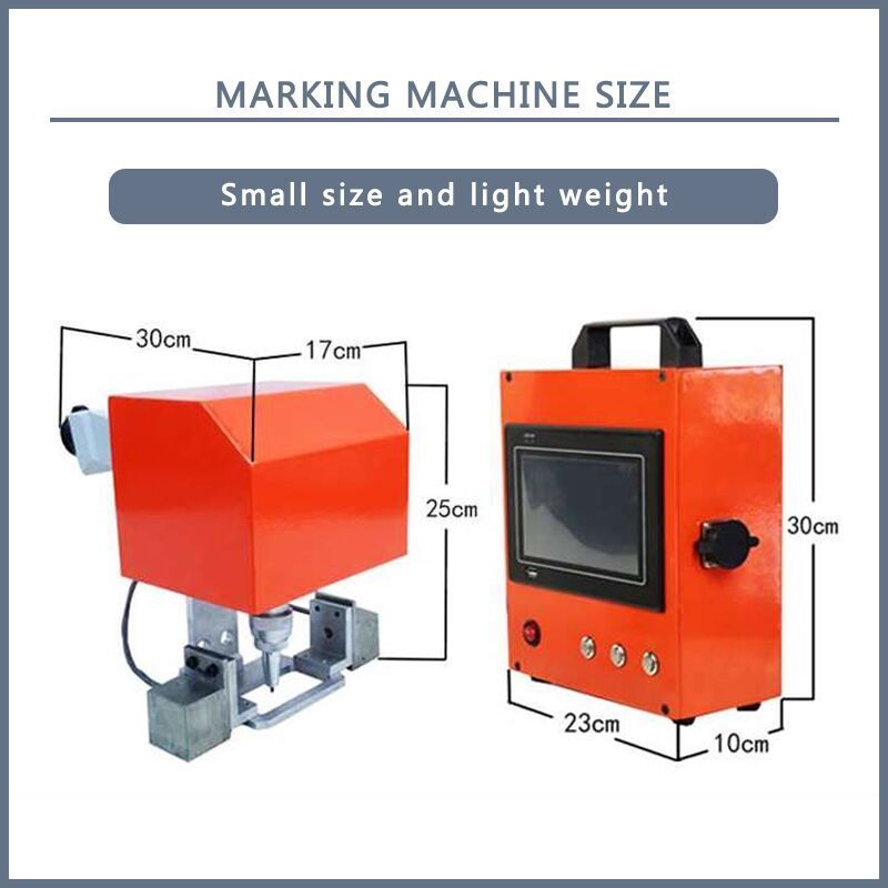 ZIXU Portable Automatic Pneumatic VIN Number Marking Machine Handheld Chassis Number Dot Peen Engraving Machine for engine