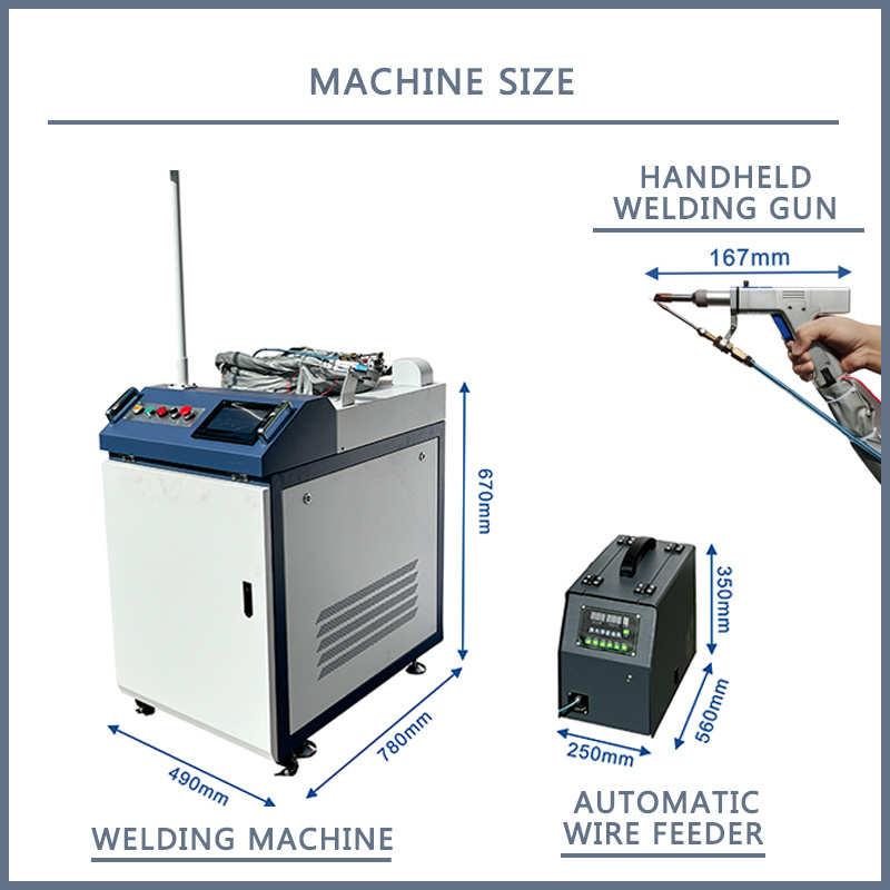 ZIXU 1500W Low Maintenance Cost Portable Handheld Fiber Laser Welding Gun Nozzle Machine 1500w laser welder