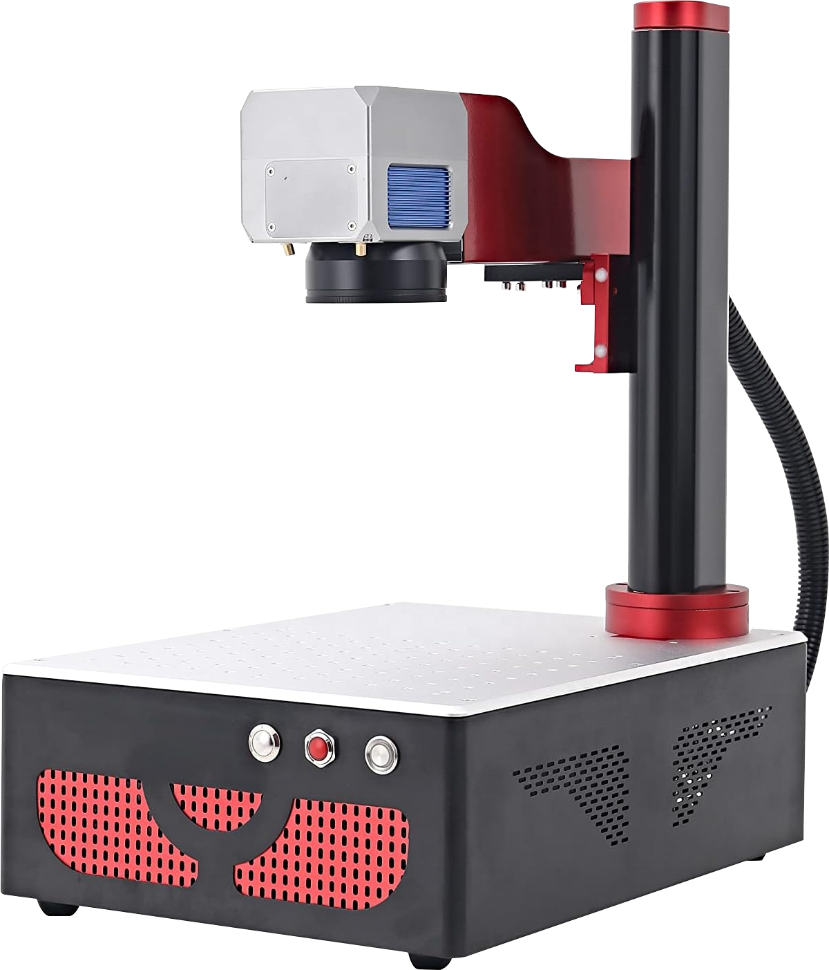 Zixu Mini Laser Fiber Engraver Machine 20W Laser Printing for LED Bulb Logo Laser Source with EzCad Control Software Used