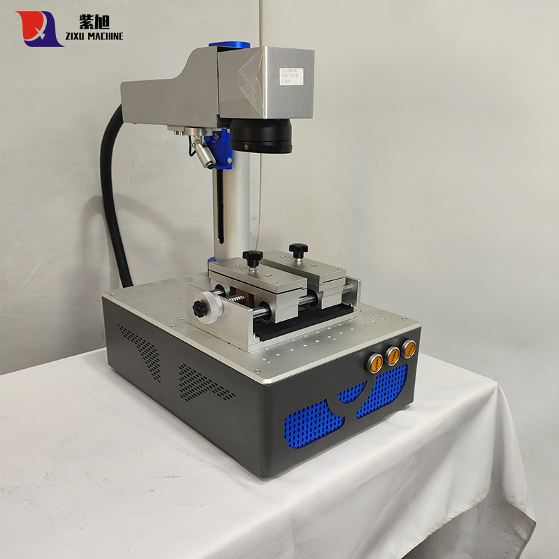 ZIXU 50W Fiber Laser Marking Engraving Machine New Tabletop Laser Engraver with EZCAD Control Software Supports AI Format