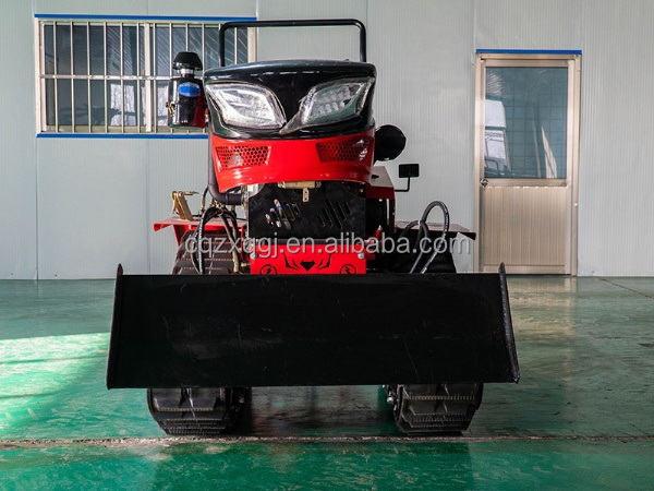 New crawler rotary cultivator multi-functional crawler micro-cultivator riding plow orchard tractor weeding plowing