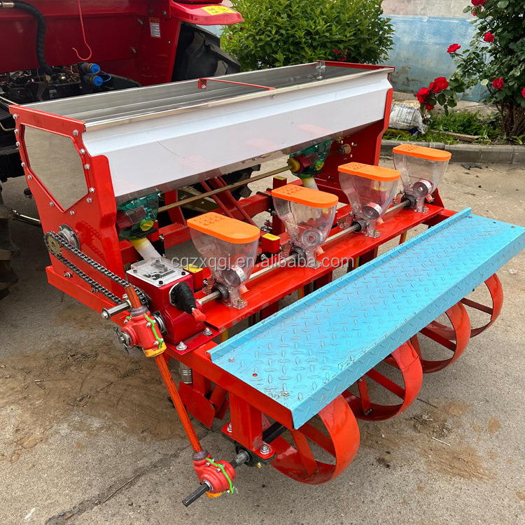 Four rows of edamame planter on the film on the spot of corn pepper rapeseed one machine multi-purpose sweet corn film planter