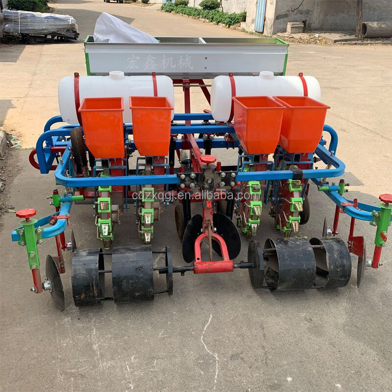 Four rows of edamame planter on the film on the spot of corn pepper rapeseed one machine multi-purpose sweet corn film planter