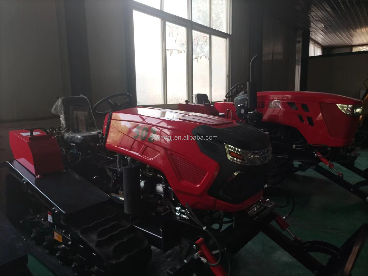 Water and drought farming machine 25 HP 35 HP riding rotary tiller Small riding crawler rotary tiller