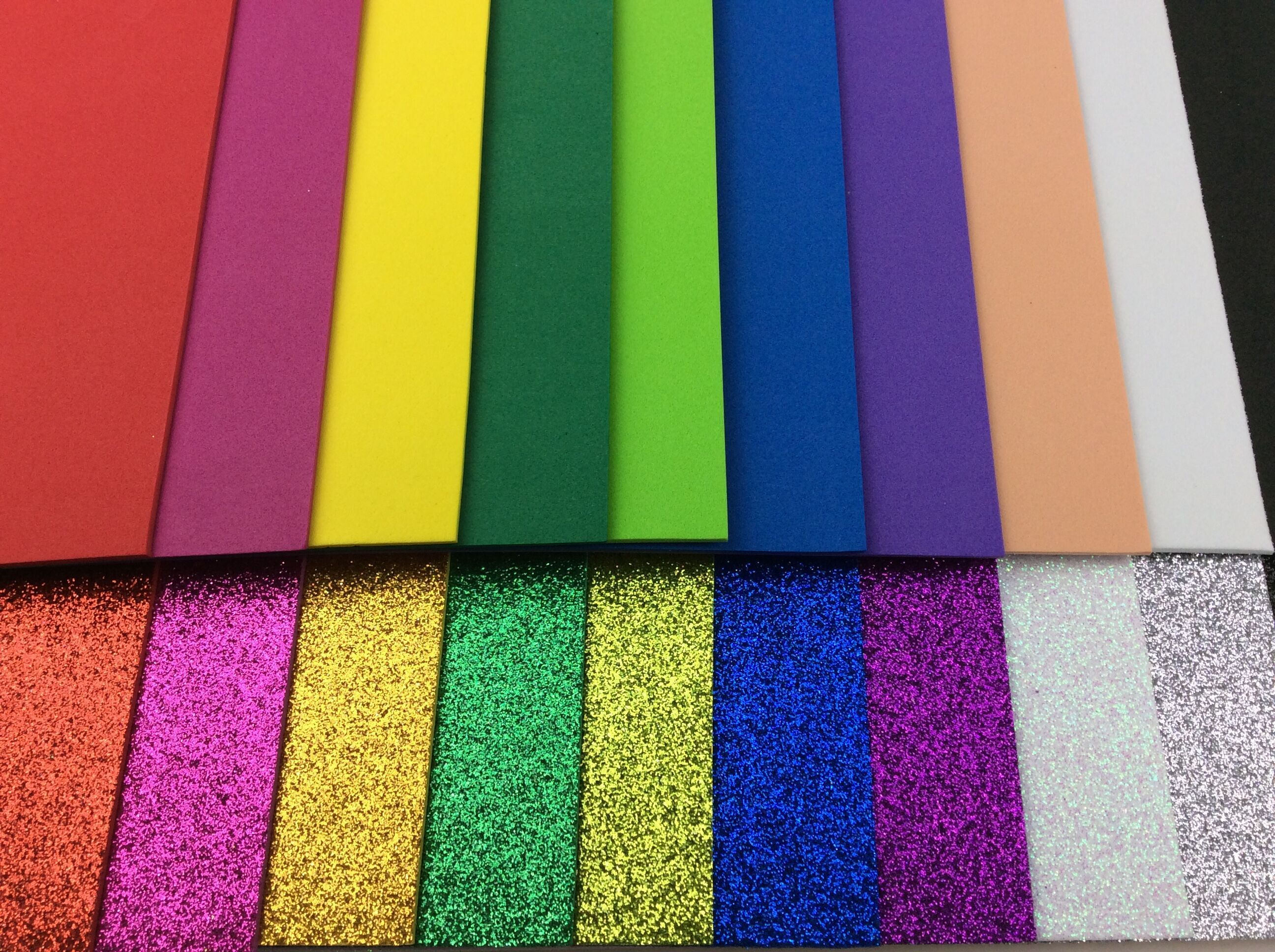 40x60cm 2mm various Color EVA Foam sheets and rolls Standard Goma EVA foam