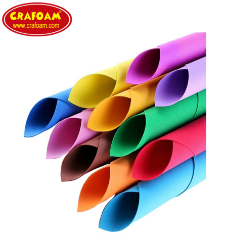 wholesale manufacturer price craft EVA foam rubber sheets roll material for handicraft /packing/ flower making