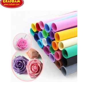 wholesale manufacturer price craft EVA foam rubber sheets roll material for handicraft /packing/ flower making