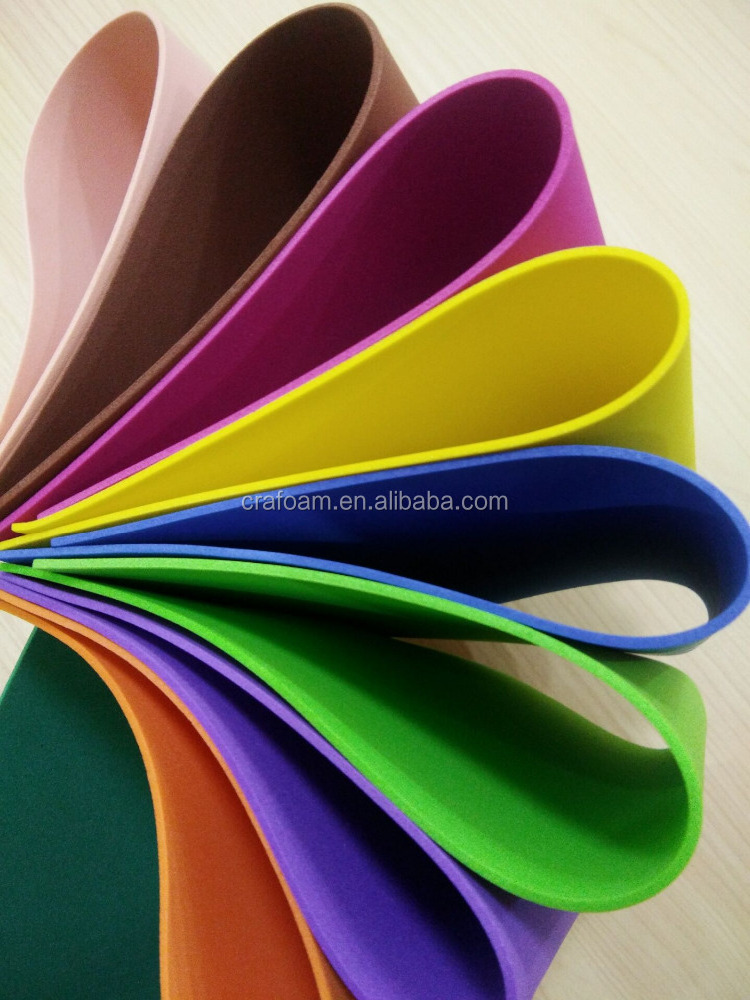 2mm 50x70cm Color EVA Foam sheets and rolls Standard EVA Foam Goma EVA Colores