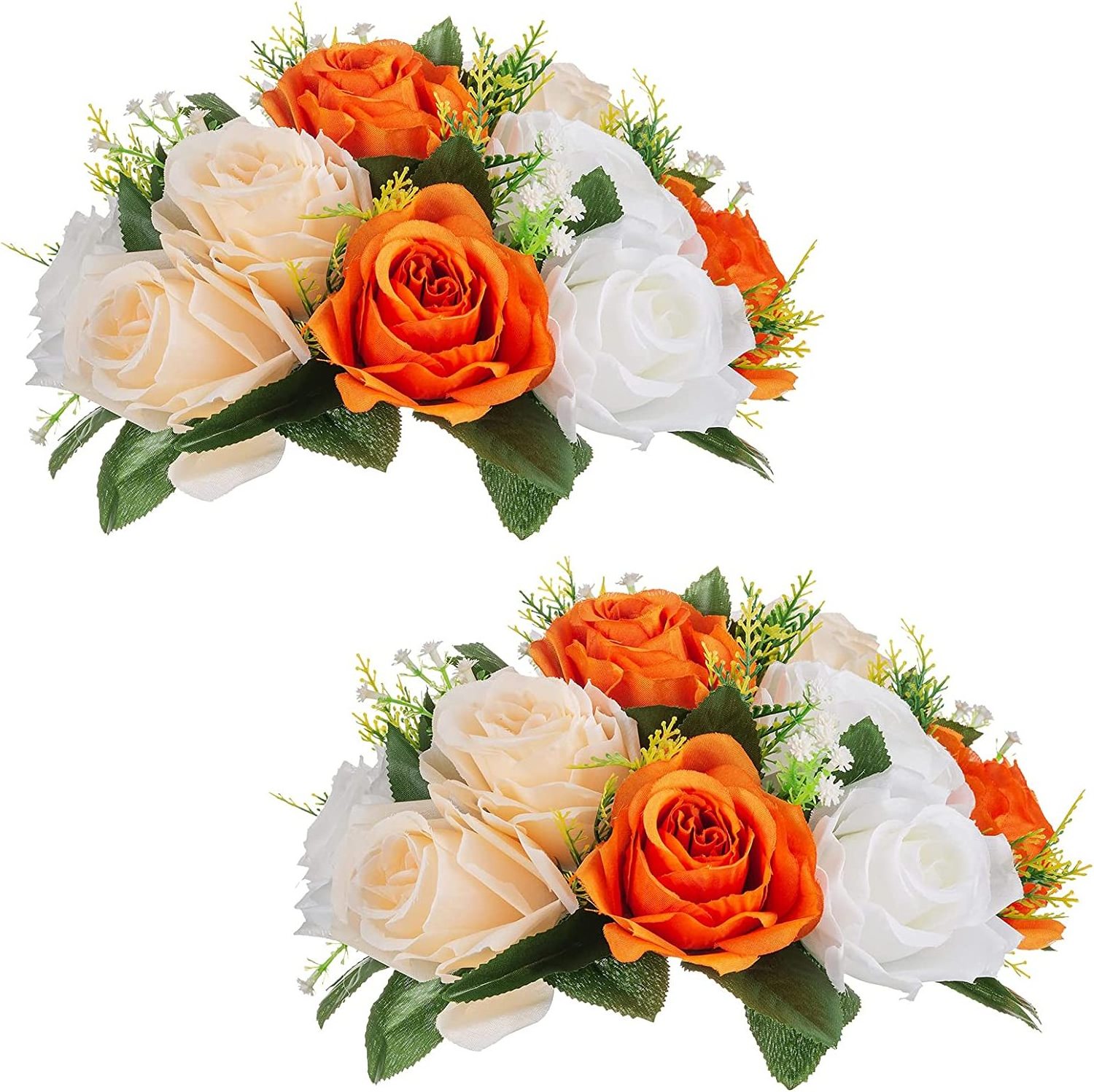 Flowers Bouquet Artificial Roses Table Centerpieces Weddings Decoration Flower Balls For Reception Event