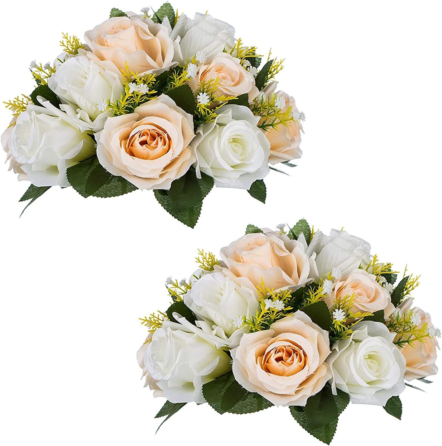 Flowers Bouquet Artificial Roses Table Centerpieces Weddings Decoration Flower Balls For Reception Event