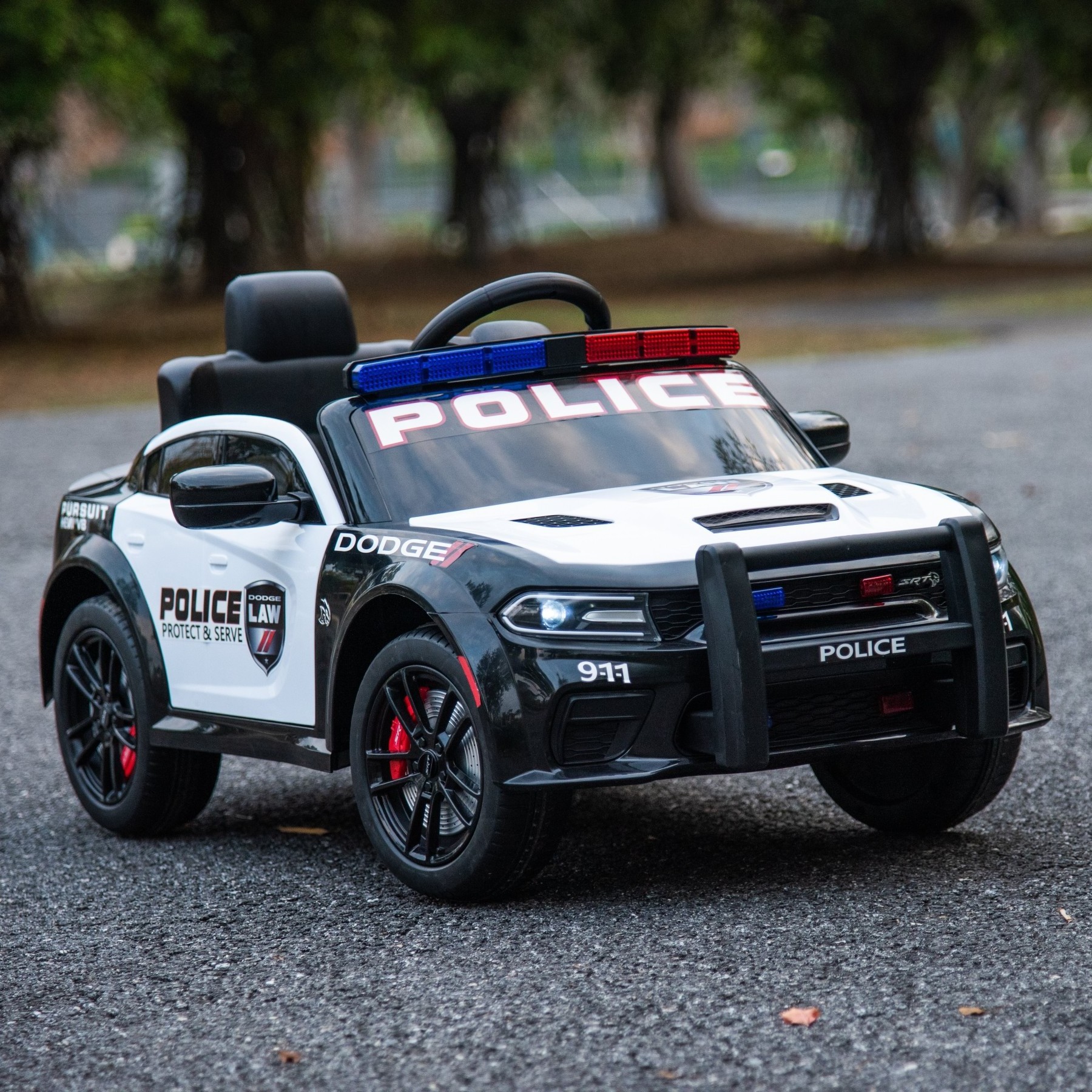 2023 New Chidren 12v Electric Car Police Car For Kids Ride On Toys Cars