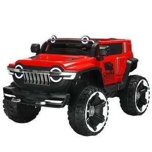 Fashion Children's Electric Off-road Vehicle Remote Control Ride On Car Baby Car Hot Sale New Battery Unisex Toys Plastic