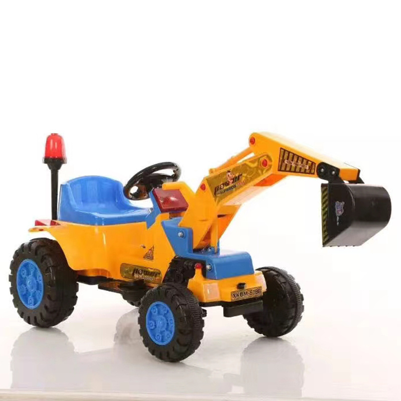 Hot Selling Baby Toys Electric Ride On Car Push Hand 4 Wheels Child Slide/Excavator Baby Car Music And Light